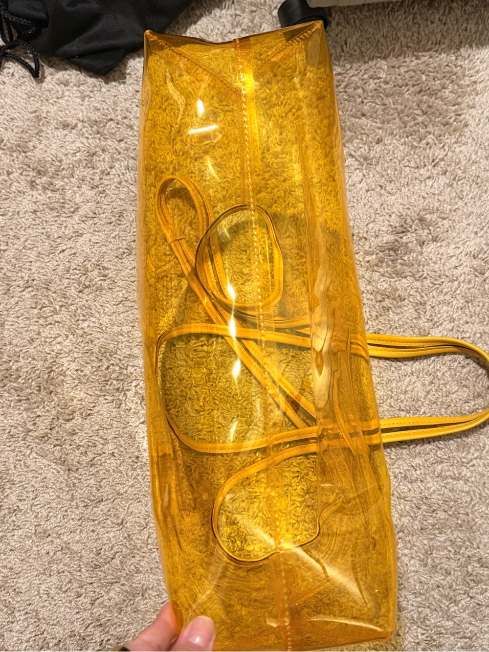 Thirty Years Clear Tote Bag in Honey - Picture 5 of 6